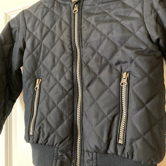 North zone kids jacket Navy quilted size 5 - Picture 3 of 6